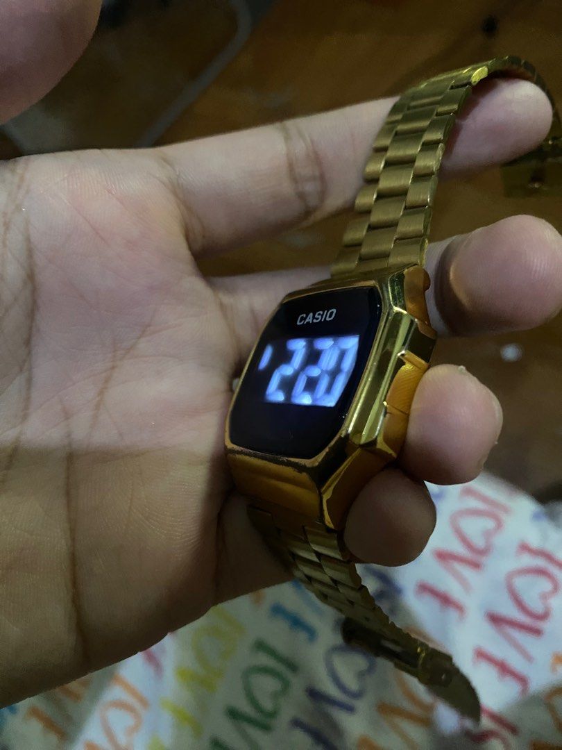 Gold Casio Men s Fashion Watches Accessories Watches on Carousell