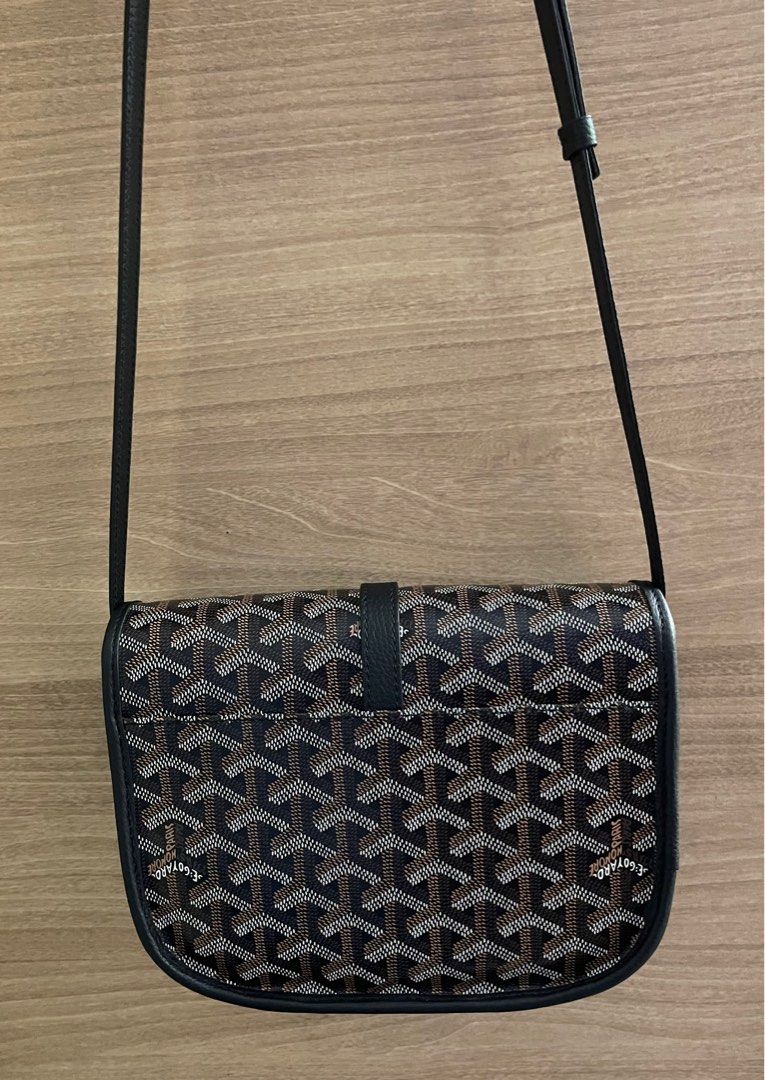 Authentic Goyard Belvedere II MM Bag Noir w/ Tags and Receipt