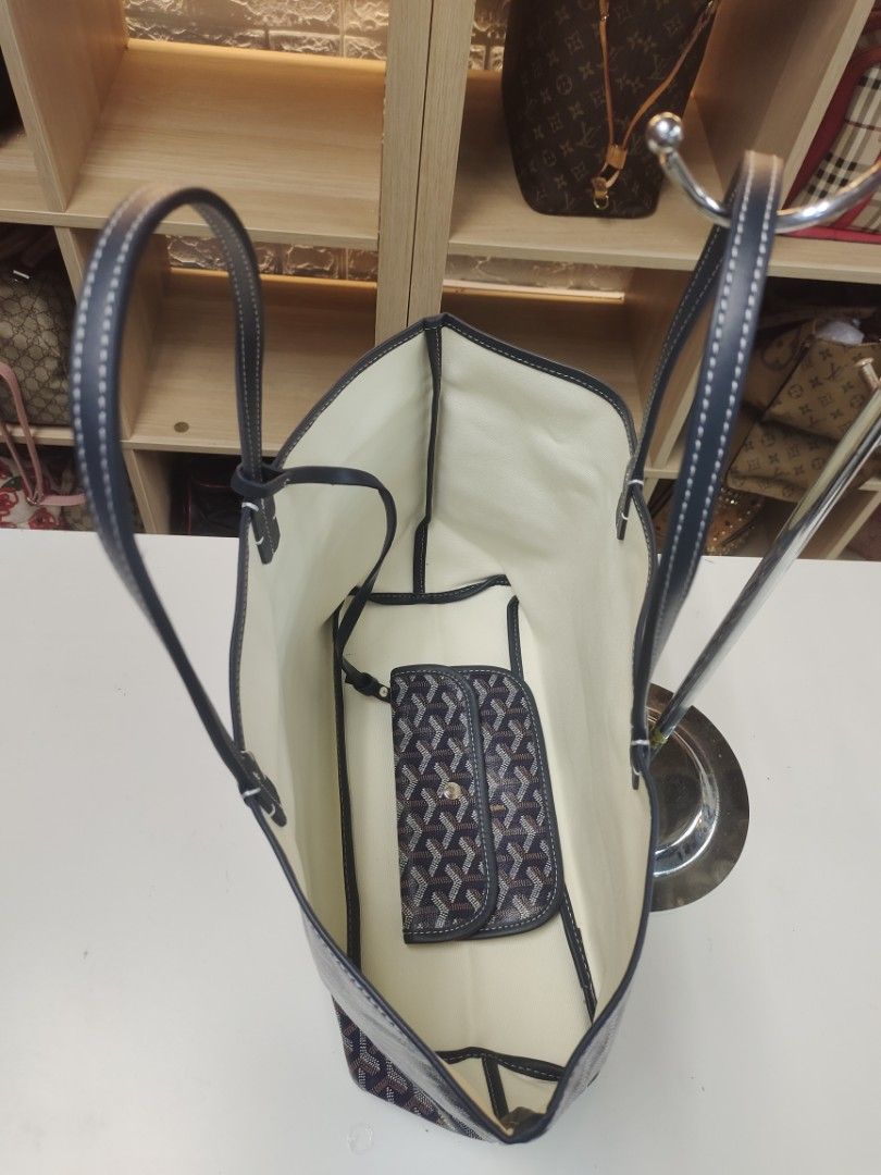 GOYARD Saint Louis PM tote vs. LOUIS VUITTON Neverfull MM