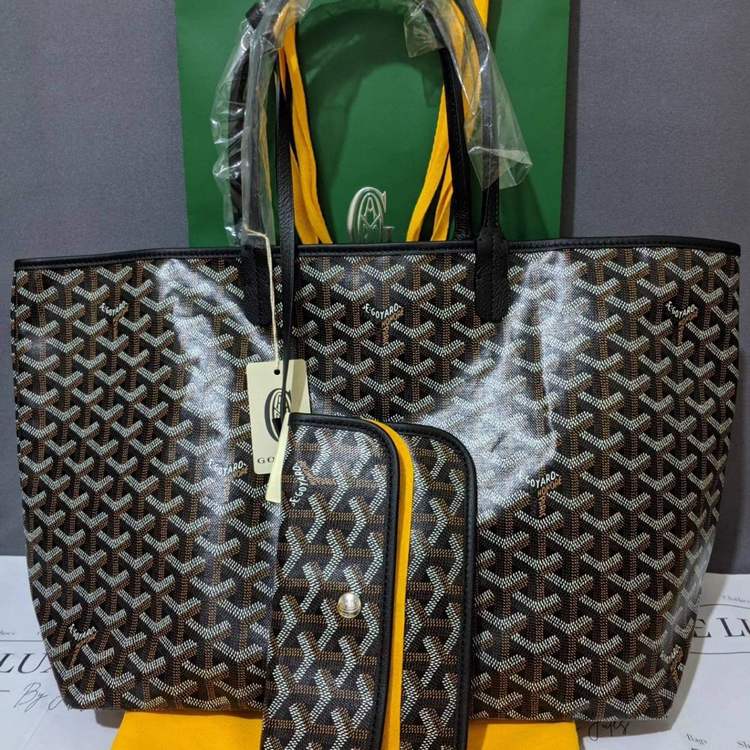 Goyard St Louis PM Green. Made in France, Luxury, Bags & Wallets on  Carousell