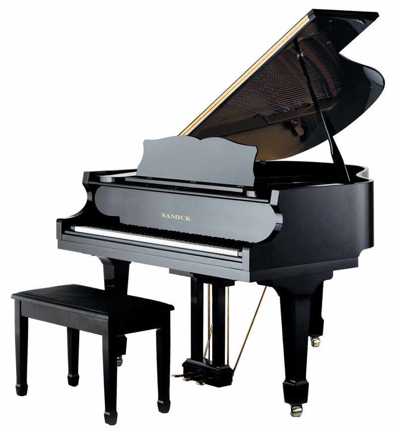Grand Instruments Grand Piano + Chair - Samick, Hobbies & Toys, Music & Media, Musical ...