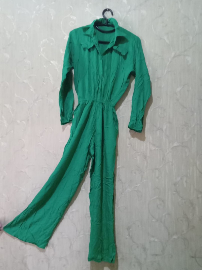 Green Jumpsuit on Carousell