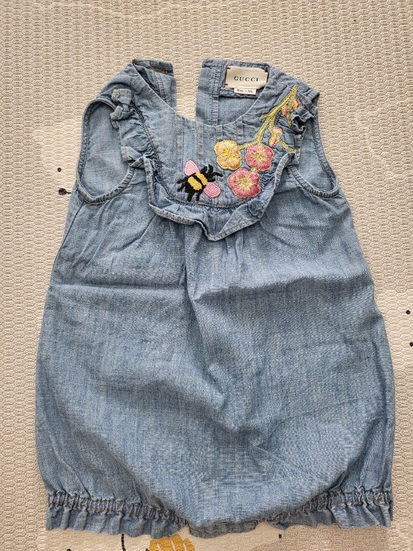 Gucci onesie baby discount girl