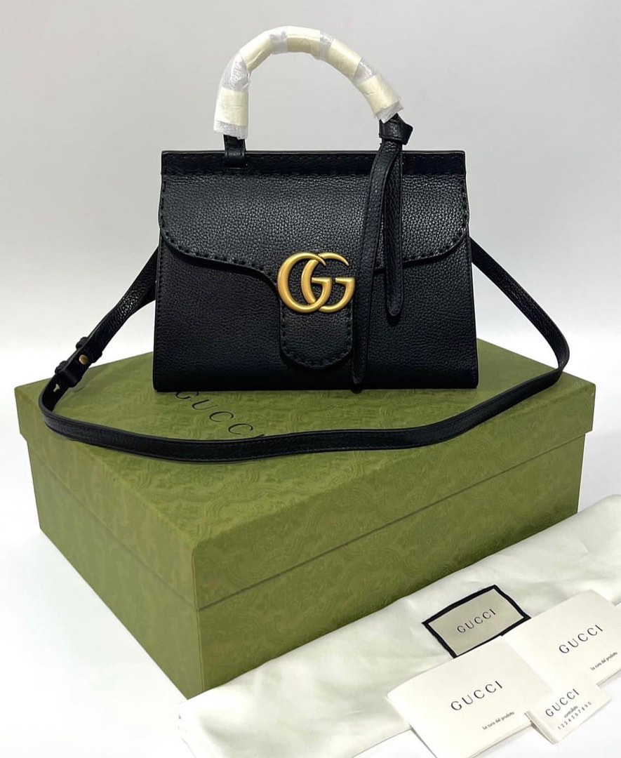 Gucci black mini bag top
