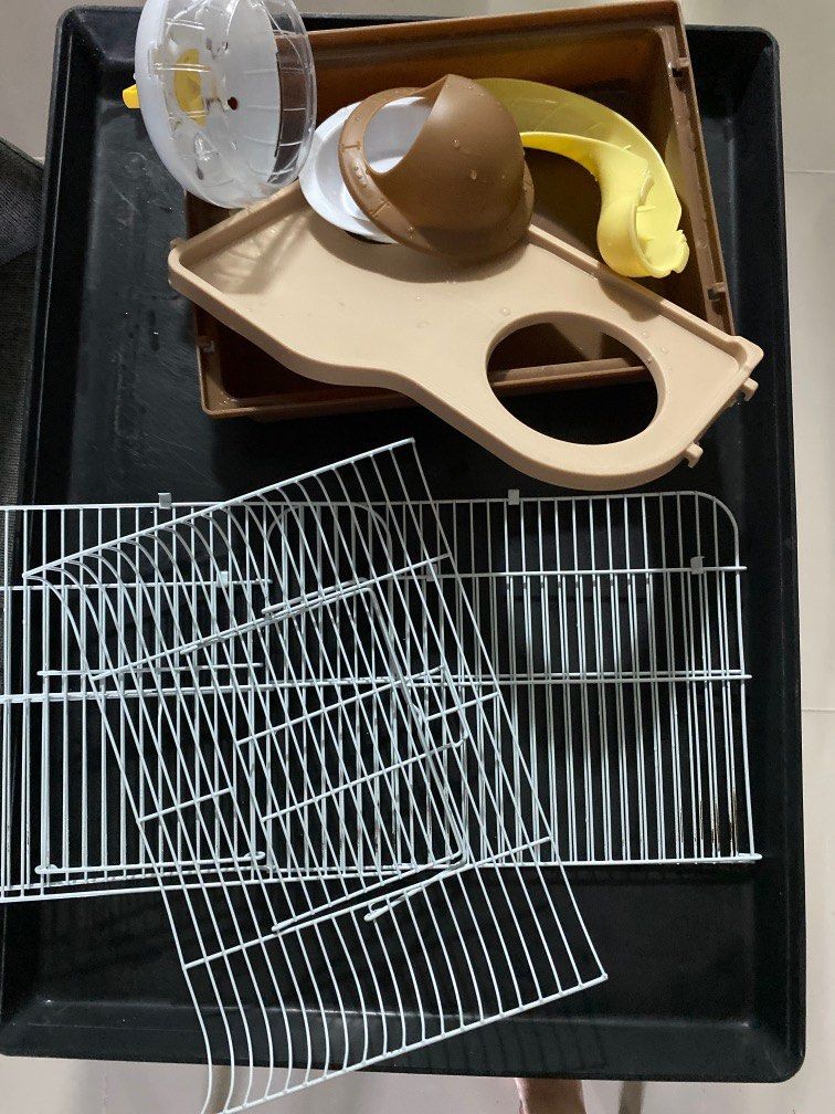 Hamster cage with slide shop