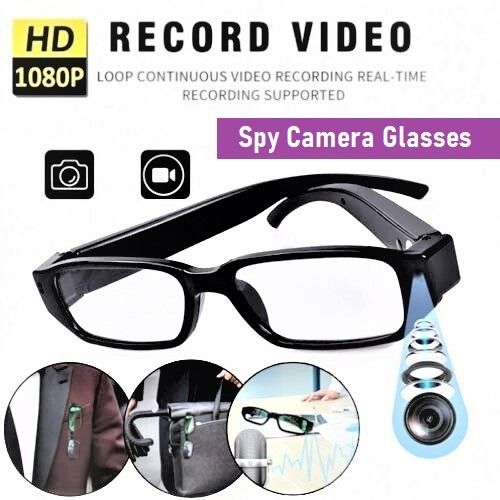 Spy glasses with audio and video hot sale