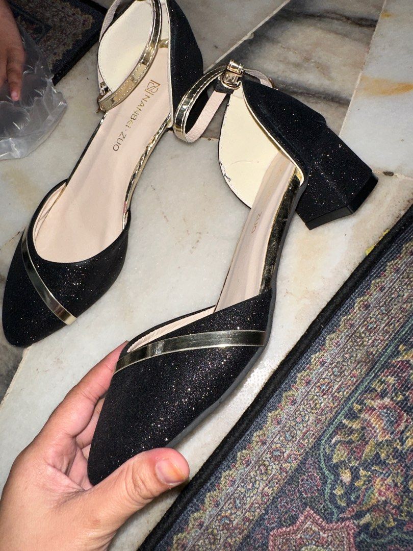 Girl's Strappy Open Toe Rhinestone Glitter Low Heels Sandals(Black) –  Aquarius Brand