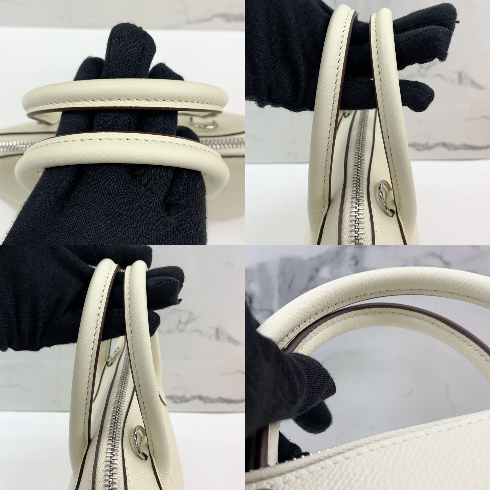 HERMES／BOLIDE 31 Epsom leather Mango □P Engraving Shoulder bag