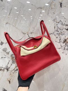 Hermes Lindy 30 Q5 中國紅 TC / GHW / A Stamp 97%NEW 42800HKD
