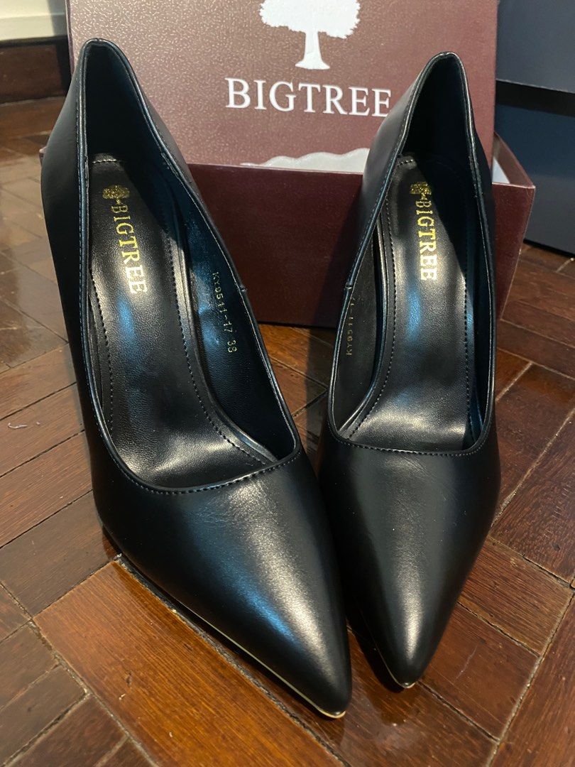 Matte black clearance high heels