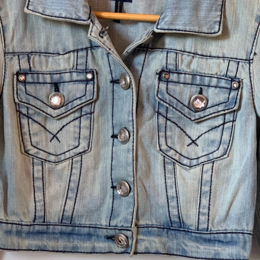Highway jeans online cropped denim jacket