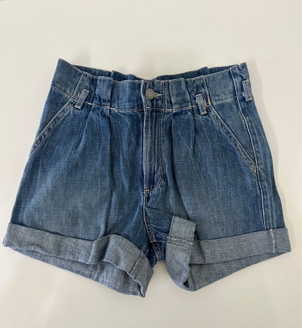Hollister Paper Bag Waist Shorts