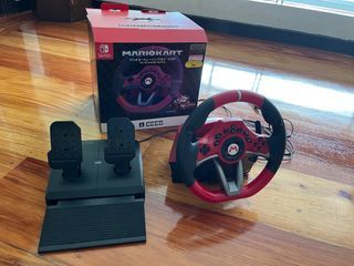 HORI NSW MARIO KART RACING WHEEL PRO DELUXE (NSW-228A)
