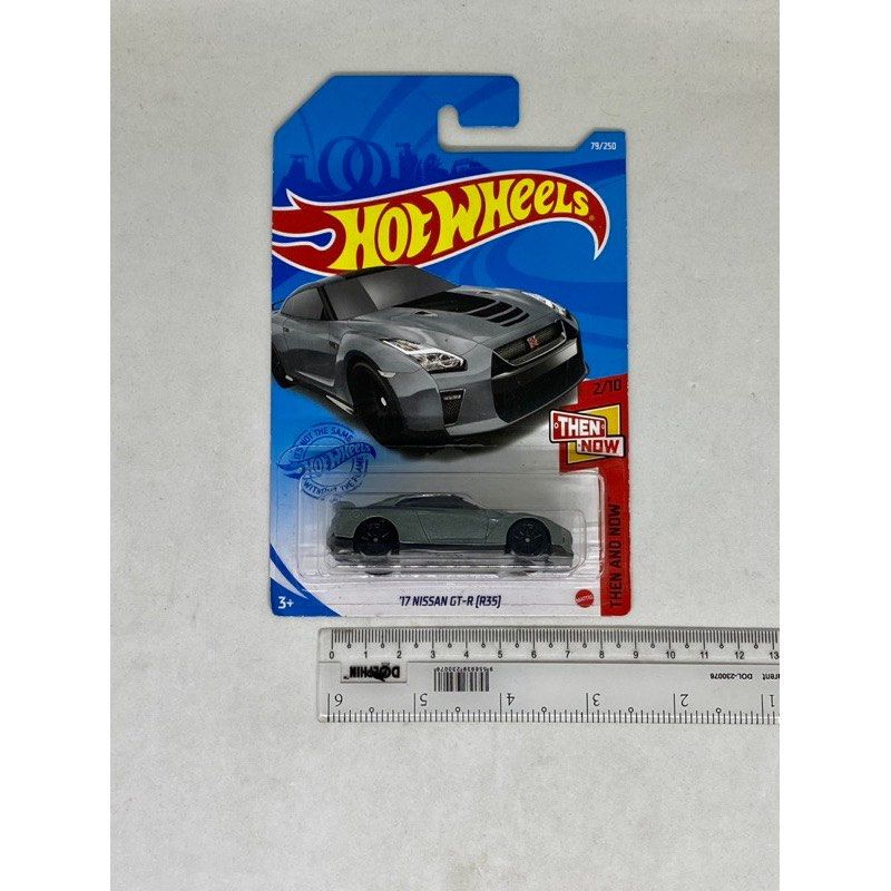 Hot Wheels 17 NISSAN GT-R R35 Metallic Grey Skyline GTR Racing Sports ...