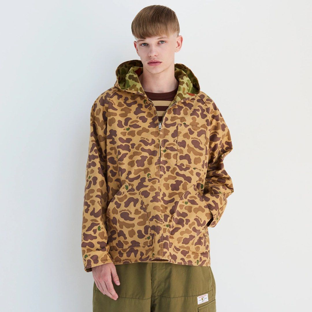 HUMAN MADE DUCK CAMO PULLOVER JACKET