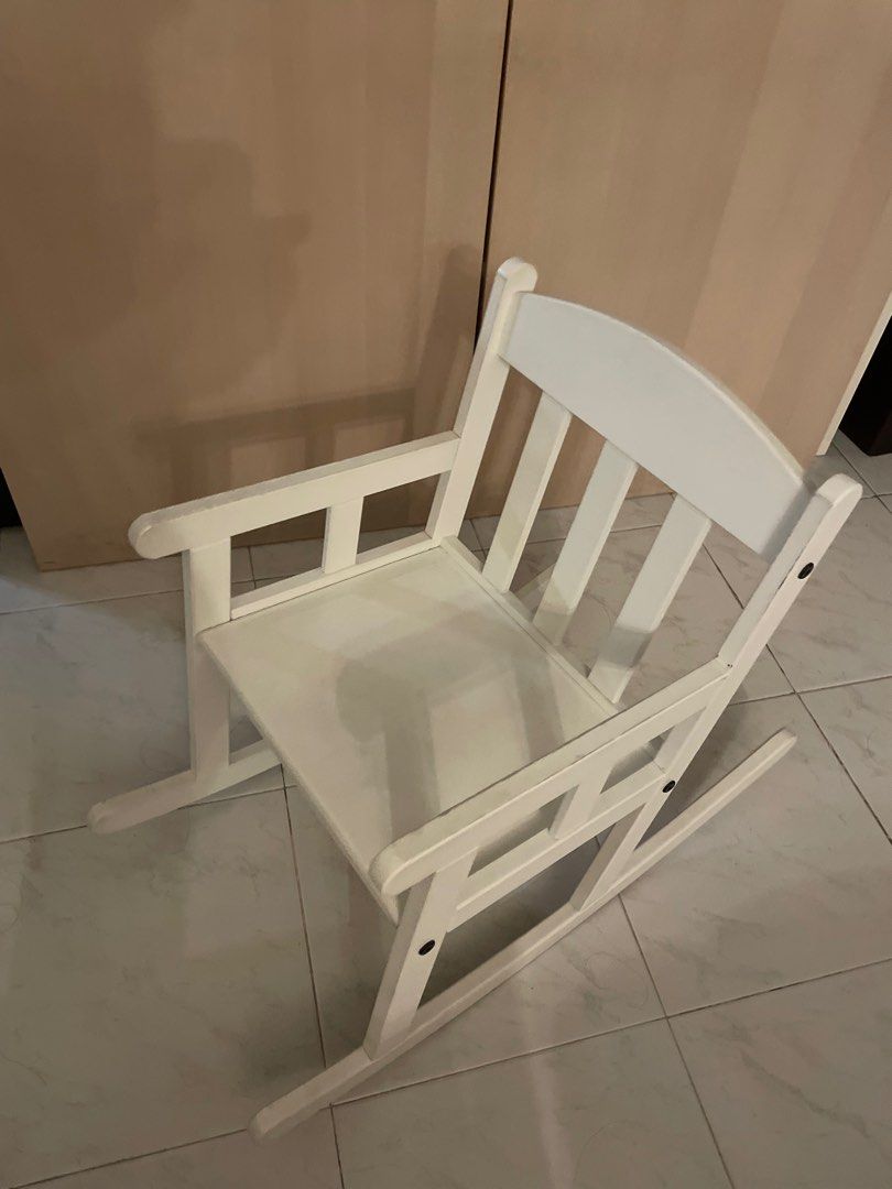 Ikea kids rocking chair Sundvik Babies Kids Baby Nursery Kids Furniture Kids Tables Chairs on Carousell