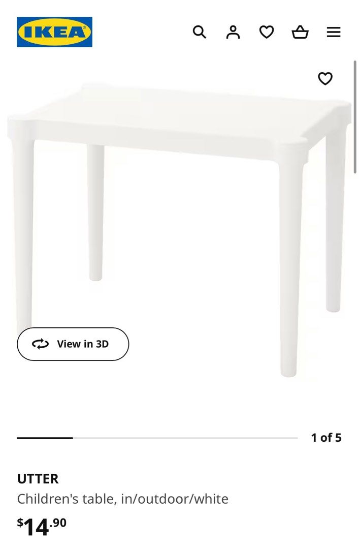 Ikea kids table, Babies & Kids, Baby Nursery & Kids Furniture, Kids