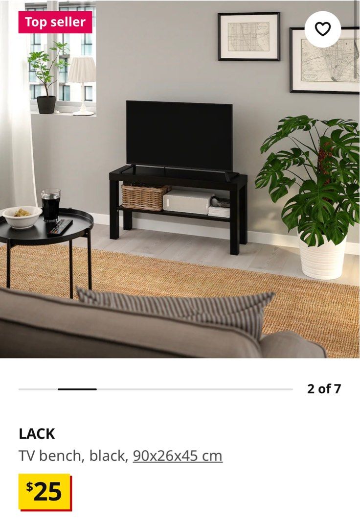 IKEA Lack TV Bench Furniture Home Living Furniture TV