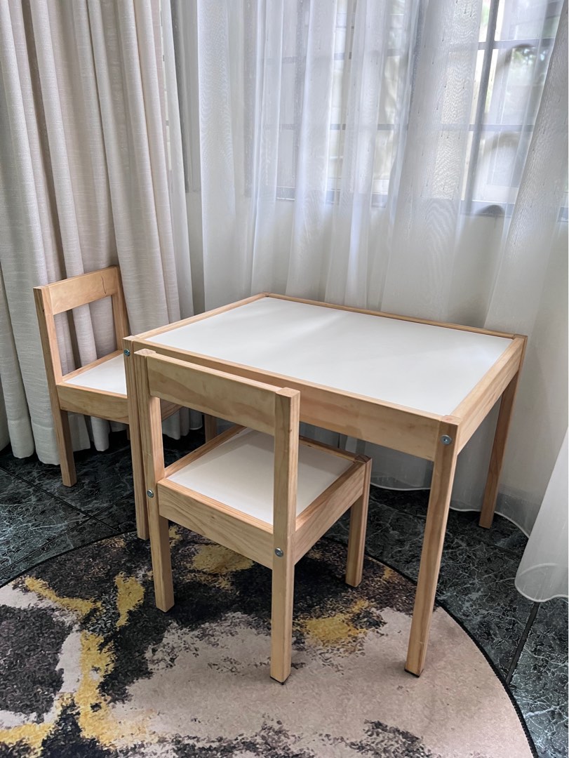 Ikea Latt Kids Table and Chairs Set, Babies & Kids, Baby Nursery & Kids
