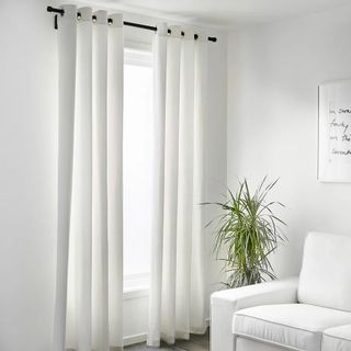 Ikea MERETE White Curtains