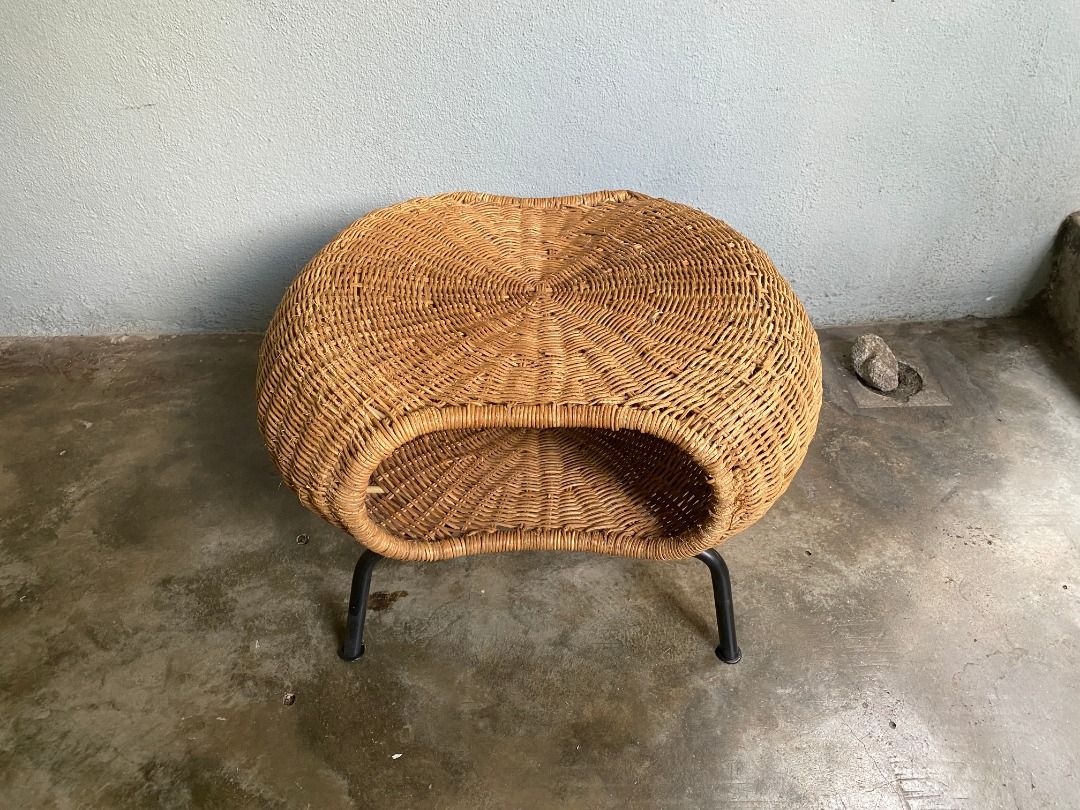 IKEA rattan coffee table, Furniture & Home Living, Furniture, Tables