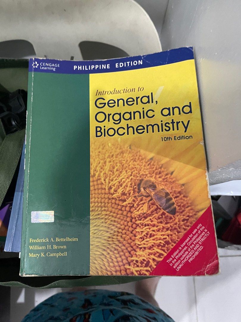 introduction to general, organic and biochemistry 10th ed bettelheim ...