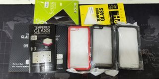 (整套賣)iphone 7plus+8plus手機殼+9h鋼化保護貼