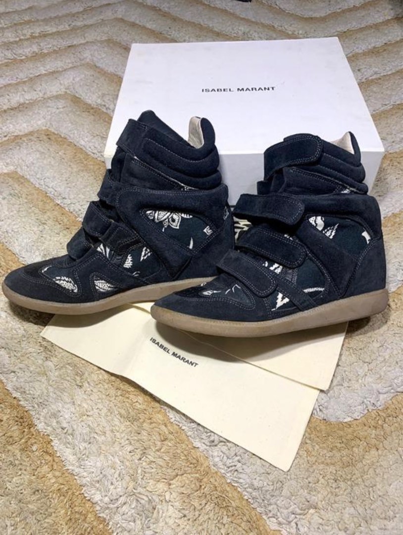 isabel marant wedge sneakers