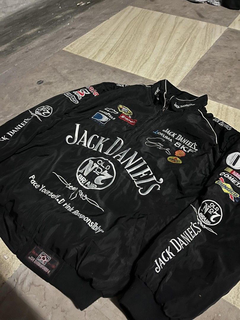 Jack Daniels racing jacket Men s Fashion Coats Jackets and