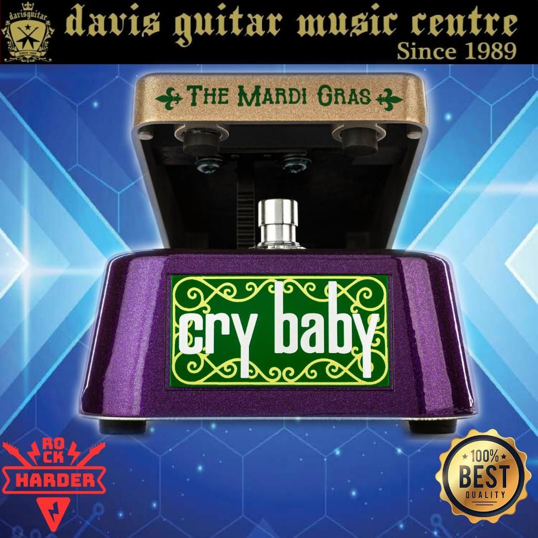 Jim Dunlop Dunlop LEO NOCENTELLI CRY BABY® MARDI GRAS WAH LN95 for electric  Guitar