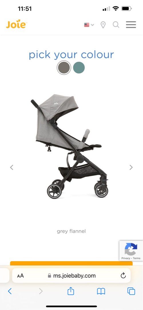 Joie pact lite Grey Flannel Babies Kids Going Out