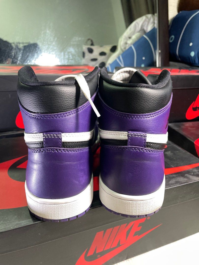 JORDAN 1 COURT PURPLE Men s Fashion Footwear Sneakers on Carousell