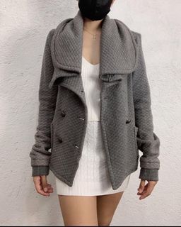 JUICY COUTURE Gray Thick Jacket • Medium