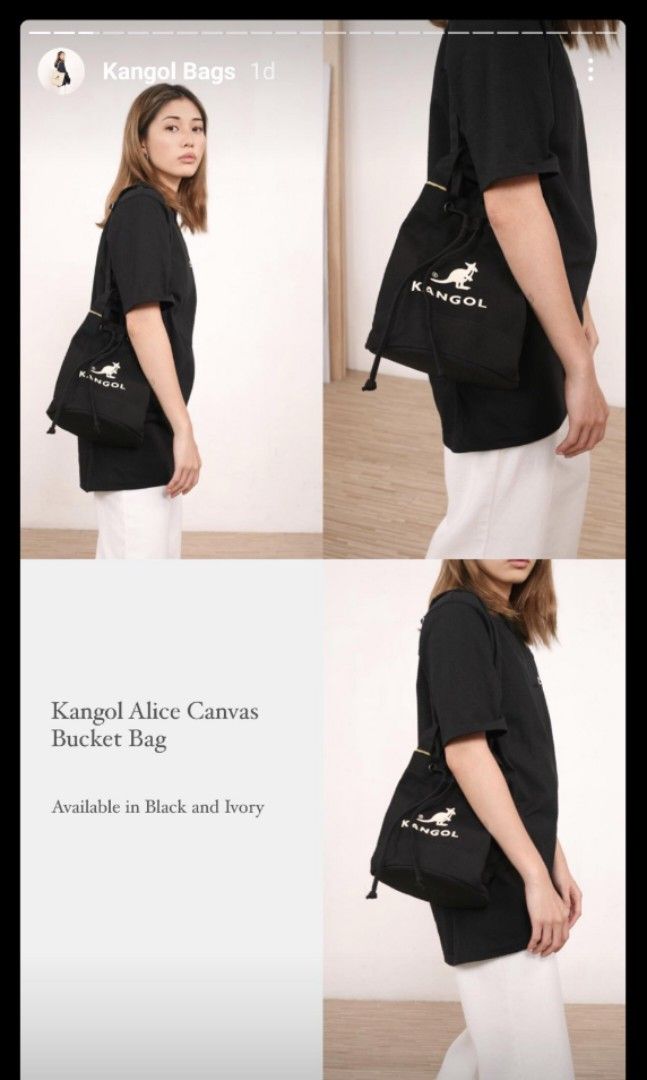 Kangol alice canvas bucket bag new arrivals