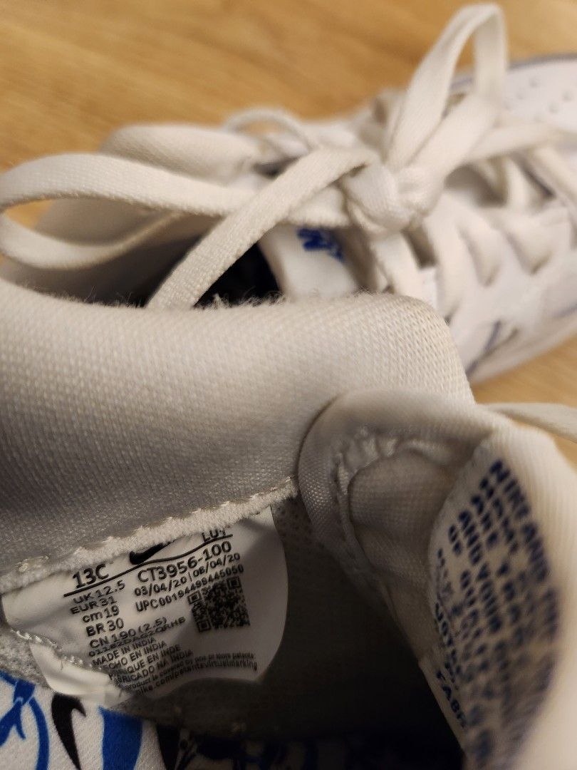 Kids Air Force Nike Shoes Size 32