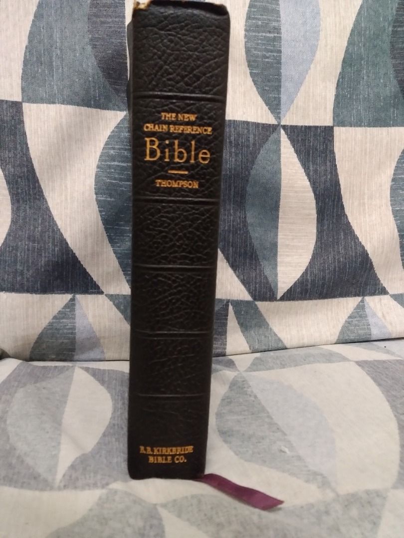 KJV Thompson Chain Reference Bible 1964, Hobbies & Toys, Books ...