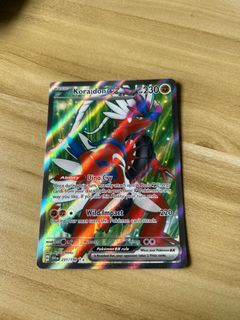 Koraidon ex gold full art, Hobbies & Toys, Toys & Games on Carousell