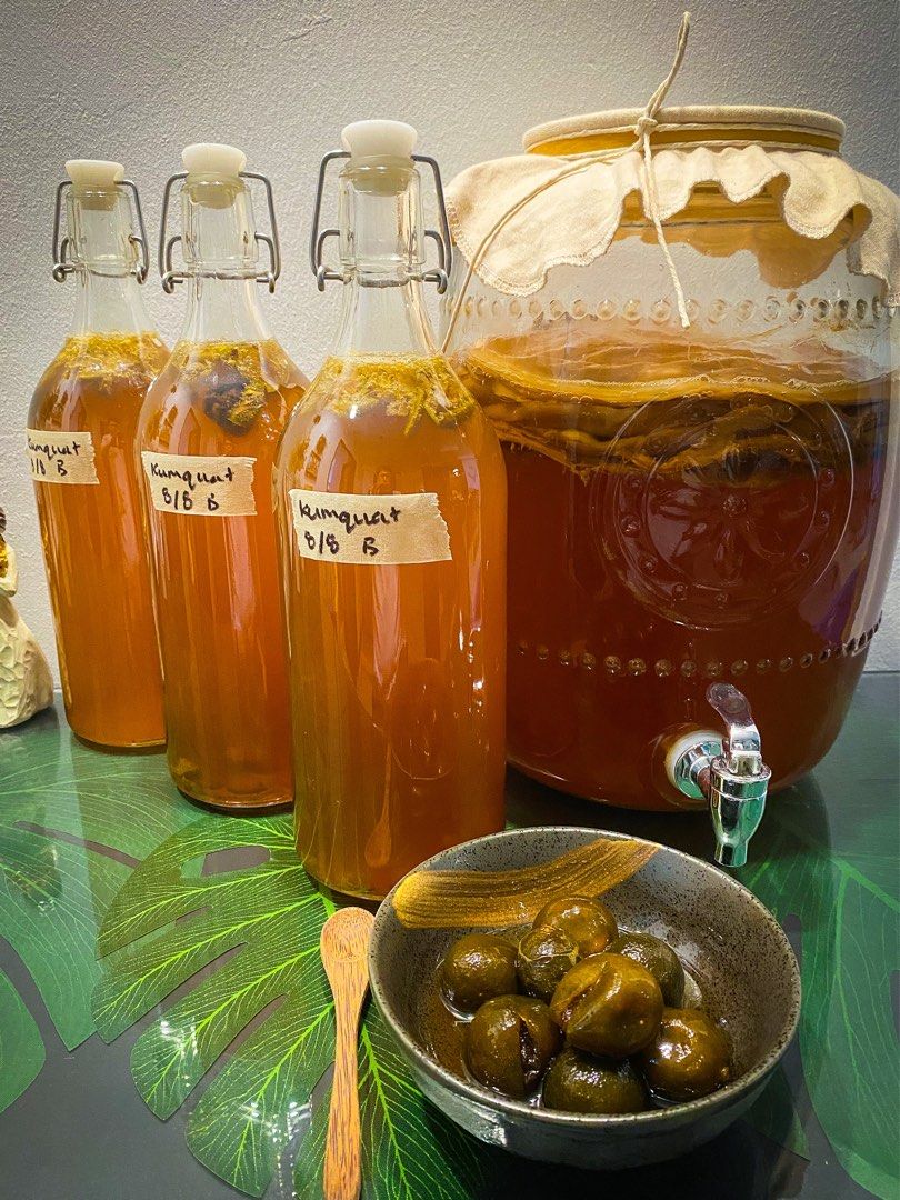 Kumquat Kombucha, Food & Drinks, Beverages on Carousell