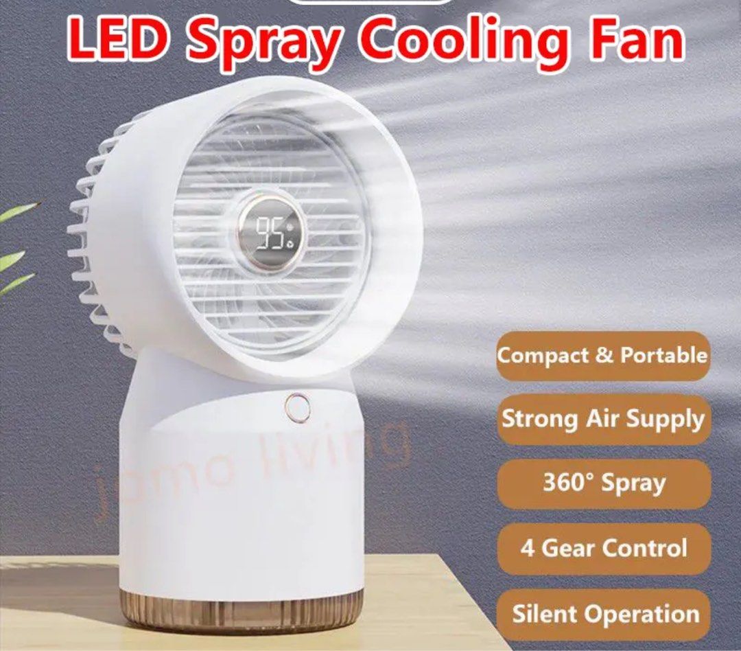 Led light cooling fan cooler, TV & Home Appliances, Air Conditioners ...