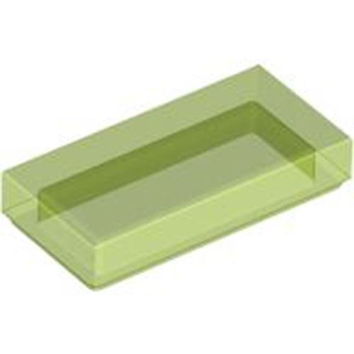 Lego flat tile 1x2 transparent 2025