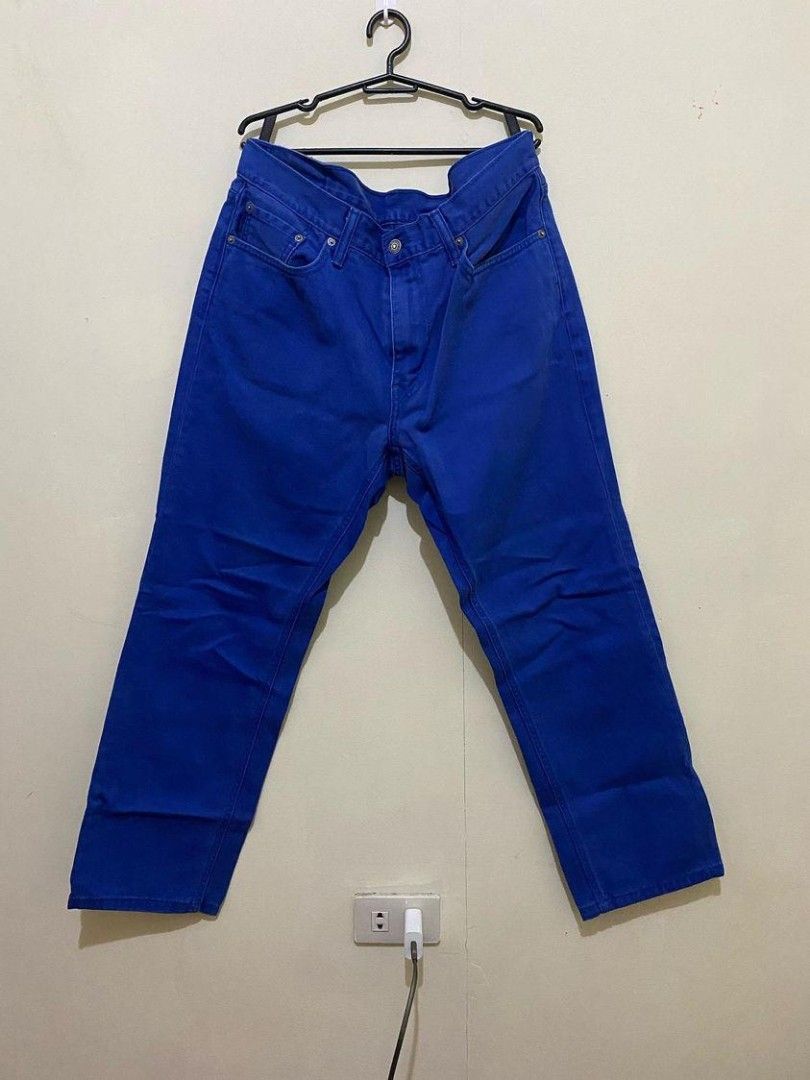 Levis royal blue jeans clearance