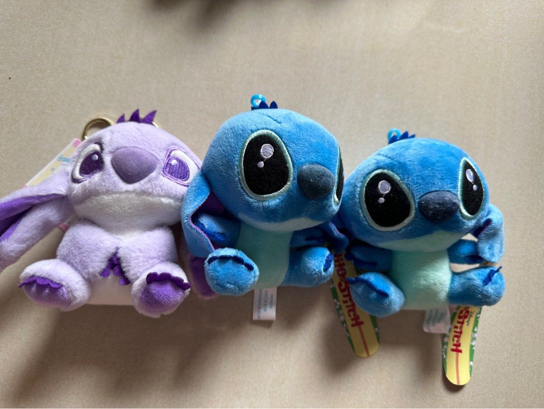 Lilo & Stitch plush keychain, Hobbies & Toys, Toys & Games on Carousell