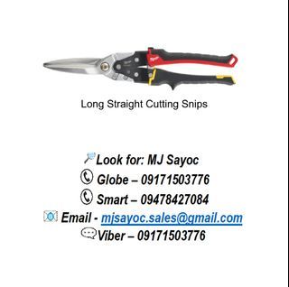8 Metal Sheet Shearing Multi-functional Tin Snips Straight Shears AE-8- TIN-SNIPS