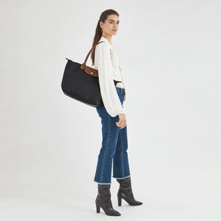 Le Pliage City L Tote bag Black - Canvas (L1899HYQ001)