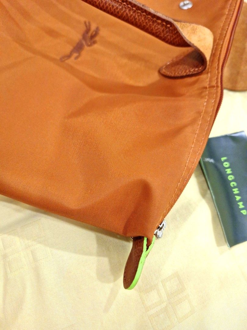 Le Pliage Green L Tote bag Cognac - Recycled canvas (L1899919504