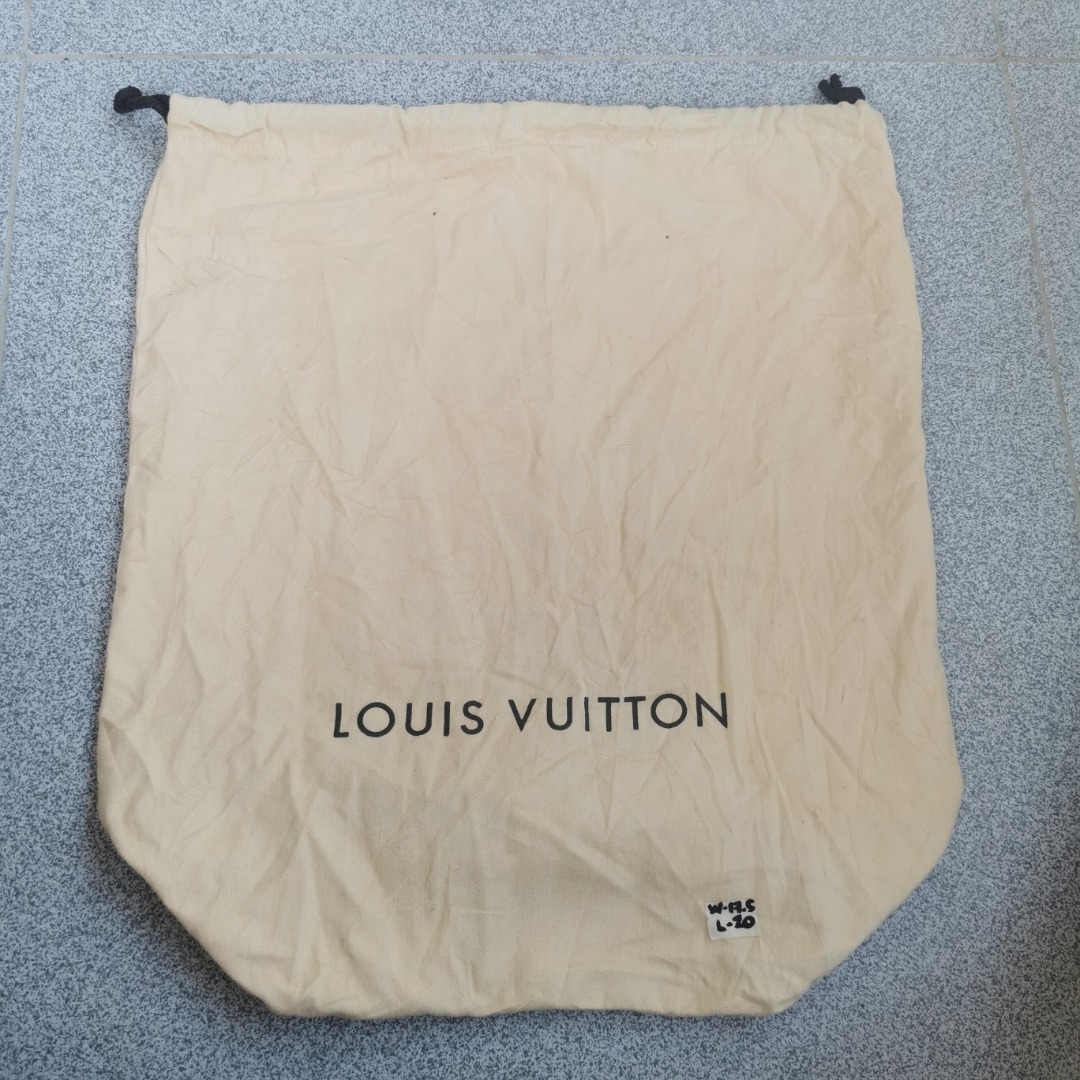 Authentic Louis Vuitton dust bag 14.5x22 inches, Luxury, Bags & Wallets on  Carousell