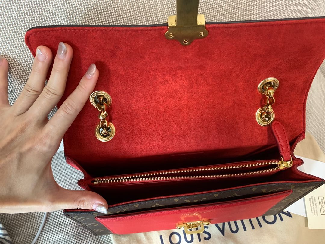 Louis Vuitton Marignan (red), Luxury, Bags & Wallets on Carousell