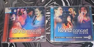 Love Concert Vol 1 and Vol 2  - Sealed - OPM Pinoy - Lani Freestyle Zsa Zsa