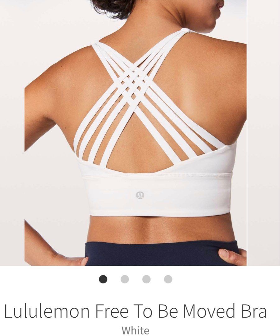 Lululemon Free to be moved sports Bra (size 4), Women's Fashion, Activewear  on Carousell