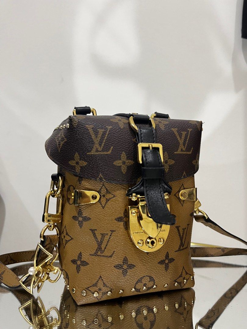 LOUIS VUITTON Reverse Monogram Camera Box, Men's Fashion, Bags, Sling Bags  on Carousell